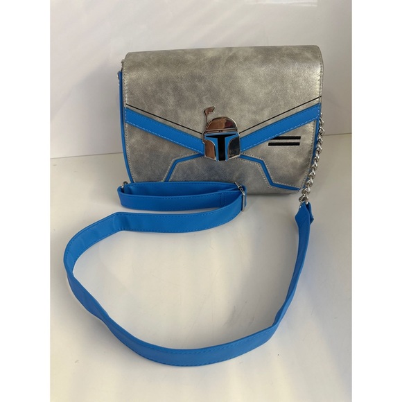 Loungefly Handbags - Loungefly Star Wars Jango Fett Chain Strap Crossbody Bag